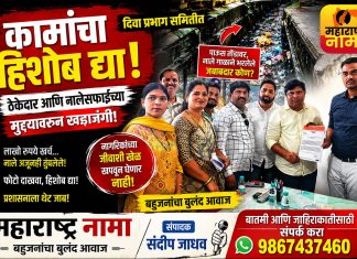 दिव्यातील नालेसफाईवर मनसे आक्रमक; प्रशासनाच्या दाव्यांवर उपस्थित केले गंभीर प्रश्न